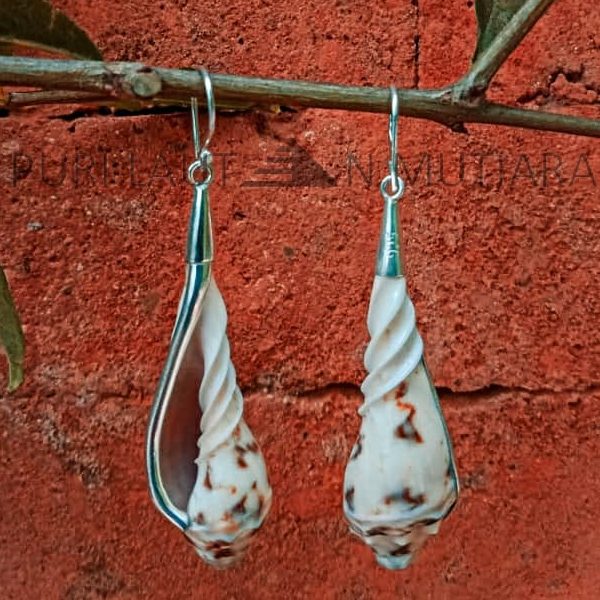 KA-ER019-Raw Shell Earring