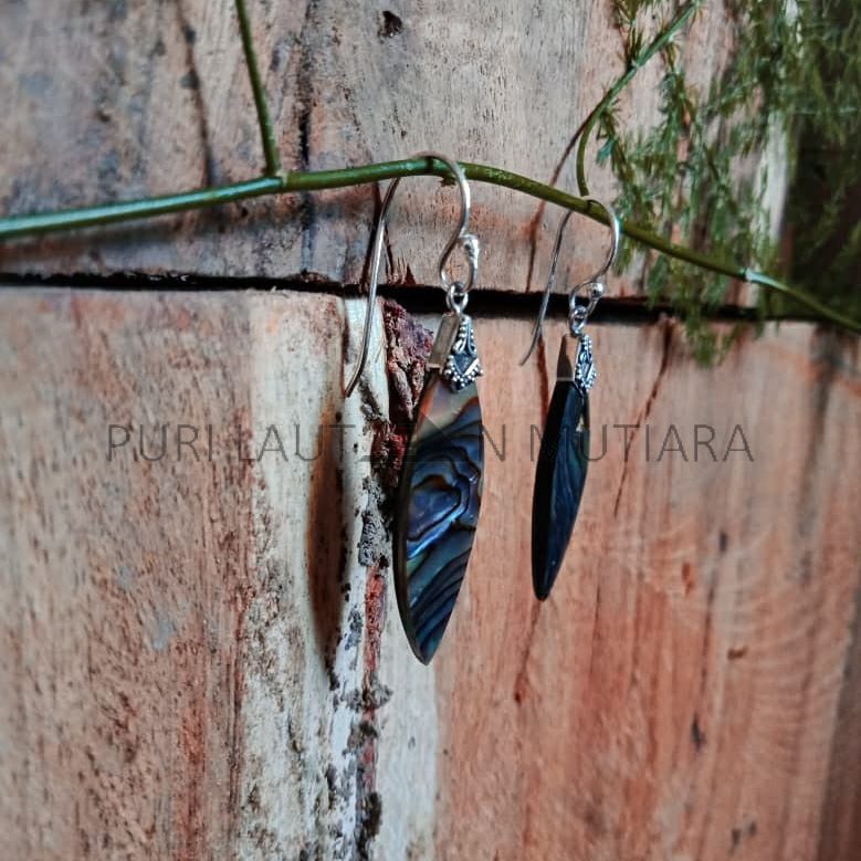 ES0115-Marquise Abalone Earring