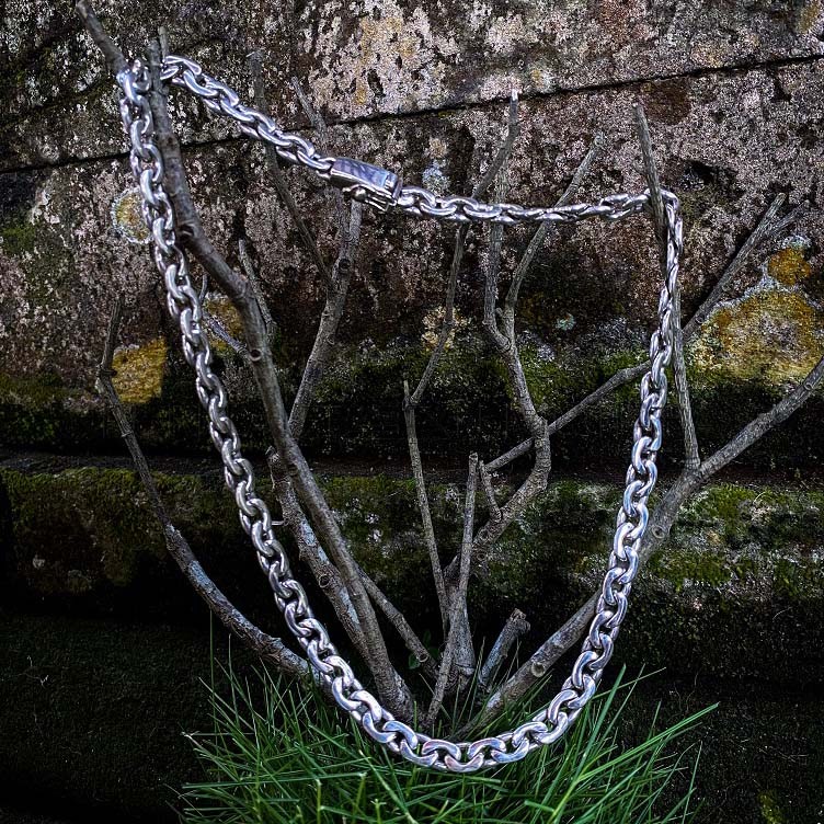 NY-CHN010-Silver Chain Necklace