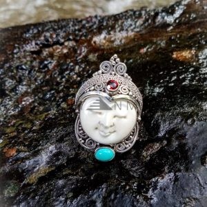 NY-MFR001-Moon Face Ring