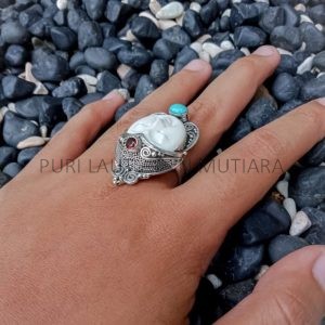 NY-MFR001-Moon Face Ring