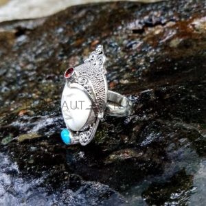 NY-MFR001-Moon Face Ring