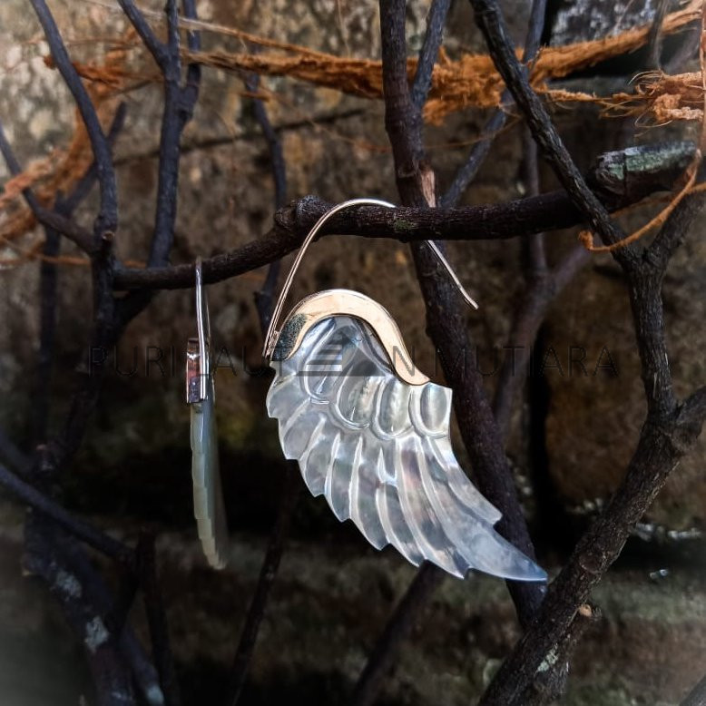 PL-ER008-Angel Wing MOP Earrings