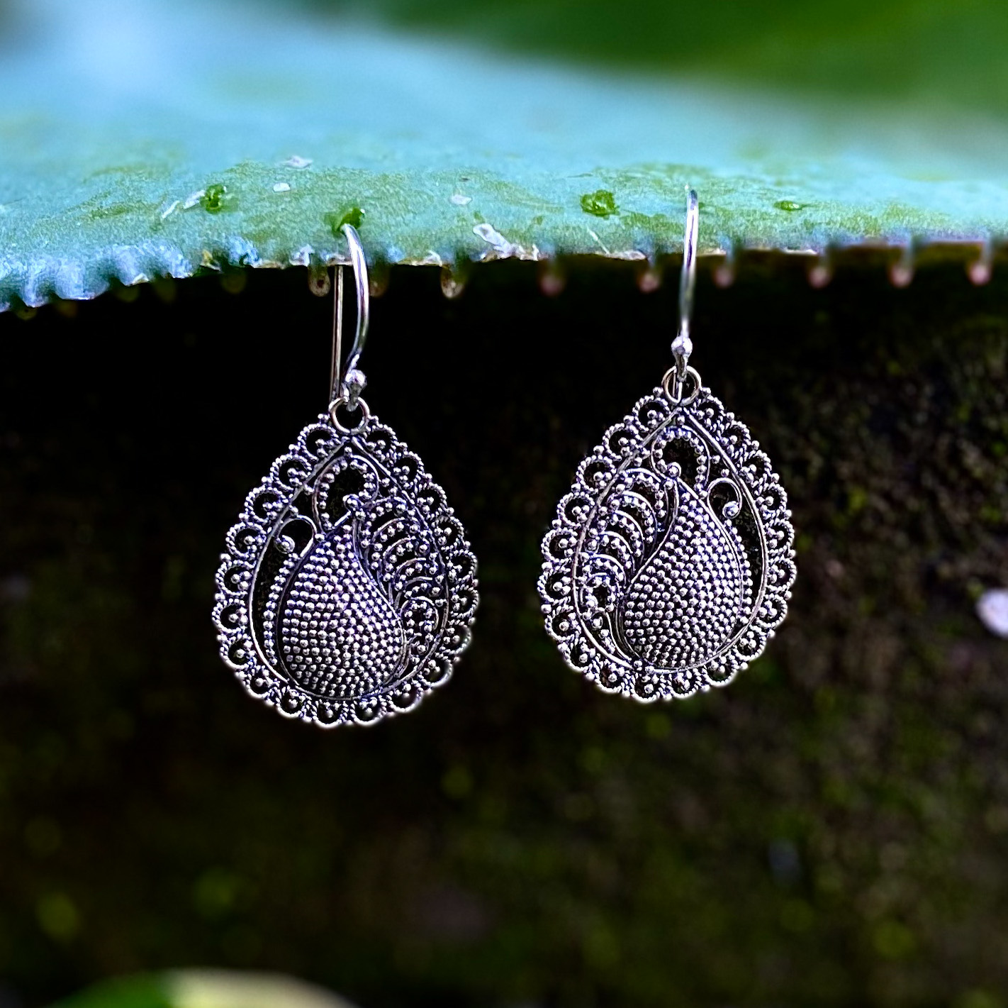 NY-ER167-Silver Bali Earrings Design