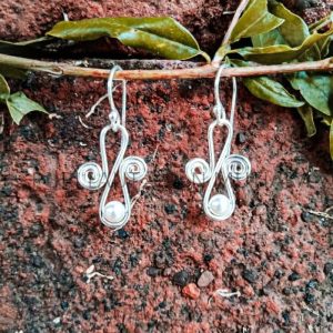 ALM011701-Squigling Wire With Pearl