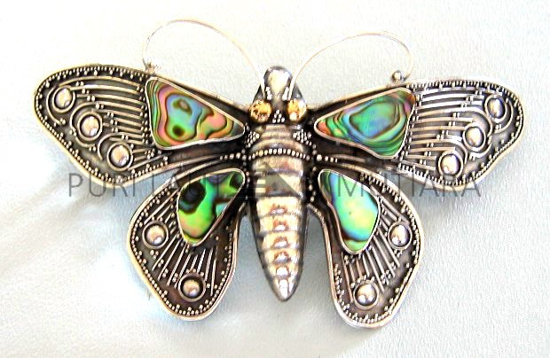Sterling silver brooch produced by PLM Bali