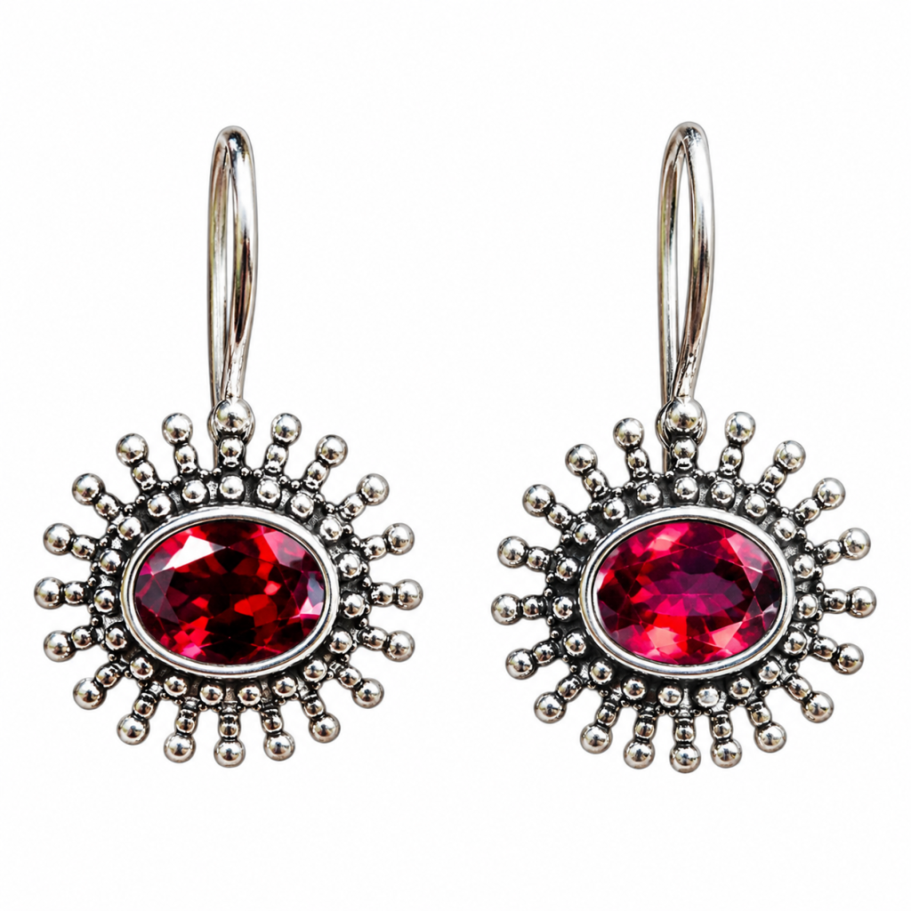 E167-Sunshine Granulation Earrings