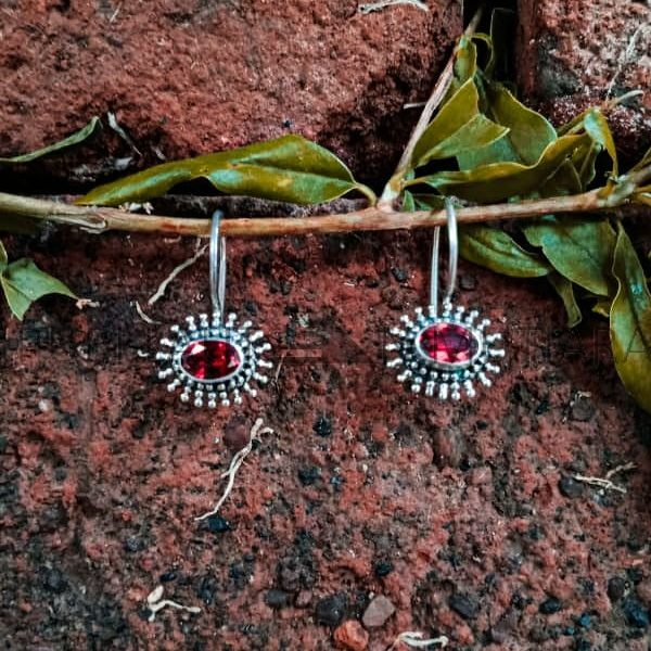 E167-Sunshine Granulation Earrings