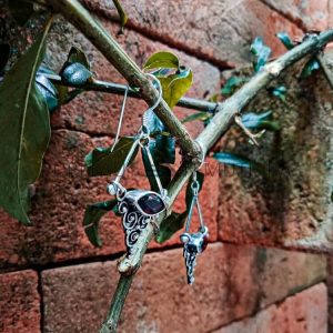 ER19012-Dangling Earrings With Marquise Gemstone