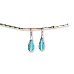 ESKY12-Drop Resin Shell Earrings