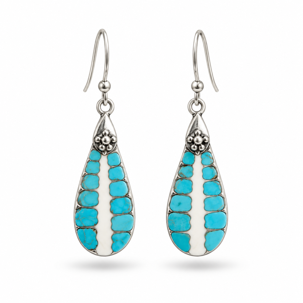ESKY12-Drop Resin Shell Earrings
