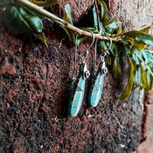 ESKY12-Drop Resin Shell Earrings