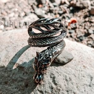 KA-R014-Sterling Silver Ring Dragon Design