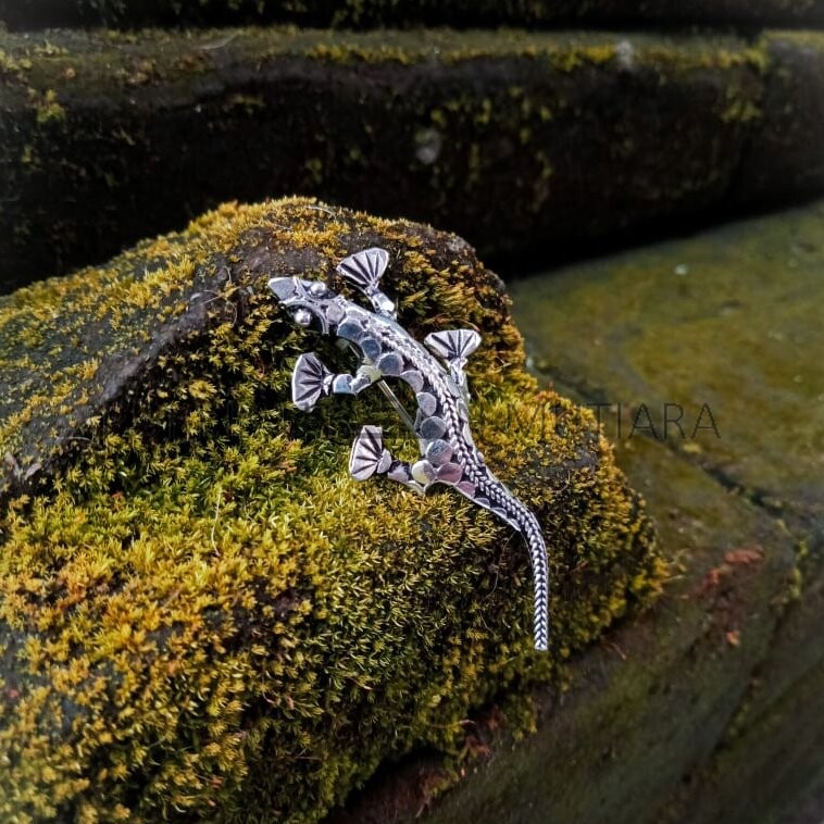 NY-BT001-Small Gecko Brooch
