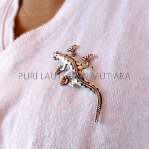 NY-BT001-Small Gecko Brooch