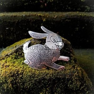 NY-BT002-Big Rabbit Brooch