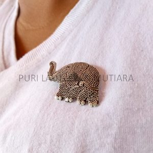 NY-BT008-Elephant Brooch