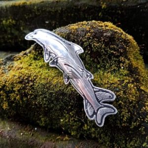 NY-BT011-Dolphin Brooch