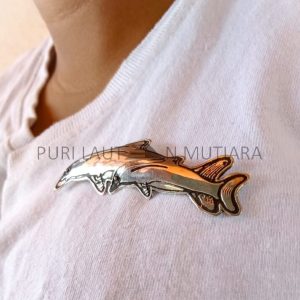 NY-BT011-Dolphin Brooch