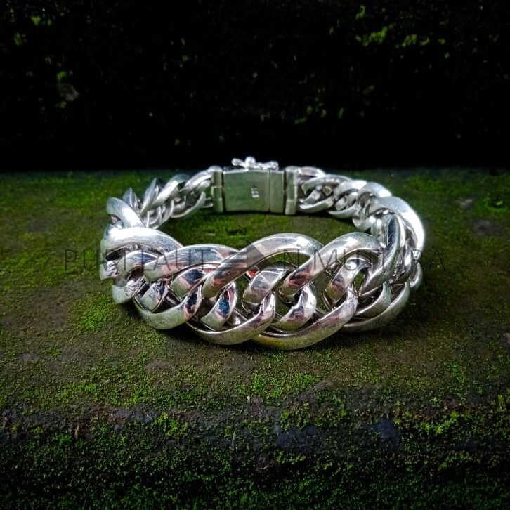 Sterling silver chain necklace produced by PLM Bali