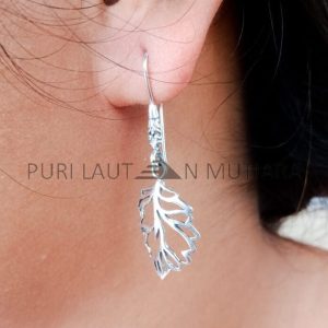 NY-ER071-Leaf Shape With Fancy Ear Wire