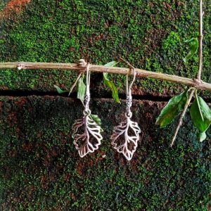 NY-ER071-Leaf Shape With Fancy Ear Wire