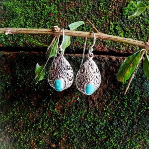 NY-ER080-Drop Shape Earrings Bali Design