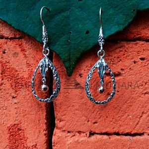 NY-ER095-Silver And Gold Earrings