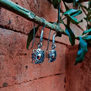 NY-ER096-Silver And Gold Earrings