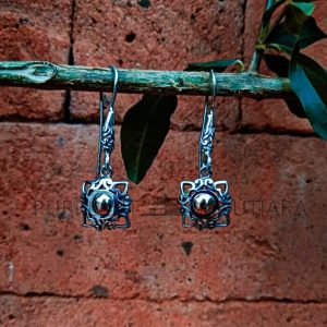 NY-ER096-Silver And Gold Earrings