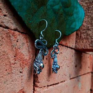 NY-ER111-Silver And Gold Earrings