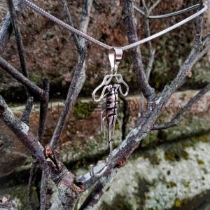 NY-PD017-Silver Scorpion Pendant