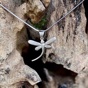 NY-PD036-Silver Dragonfly Pendant