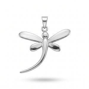 NY-PD036-Silver Dragonfly Pendant