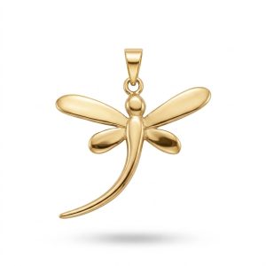 NY-PD036-Brass Dragonfly Pendant