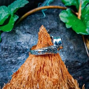 NY-R002-Double Bezel Cast Band Ring