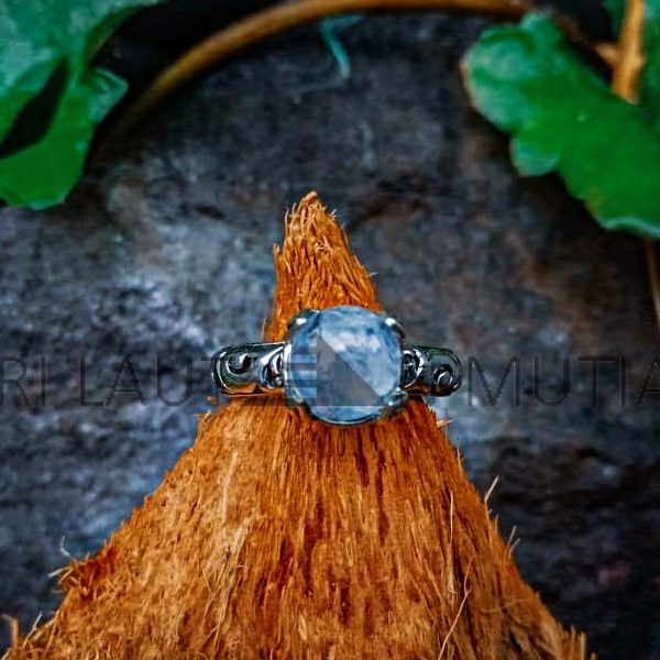 NY-R008-Cast Ornate Ring Band With Petal Setting