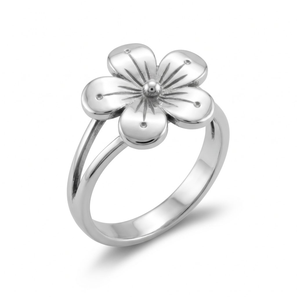 NY-R036- Sakura Flower Ring