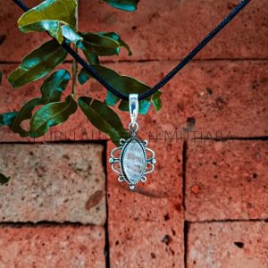 PD19013-Gemstone Pendant Marquise Bali Ornate Design