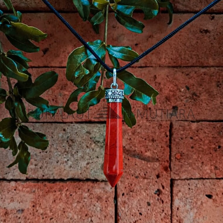 PD19019-Red Jasper Pendant Bali Design