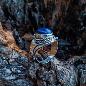 SR003-Large Lapis Ring Handmade
