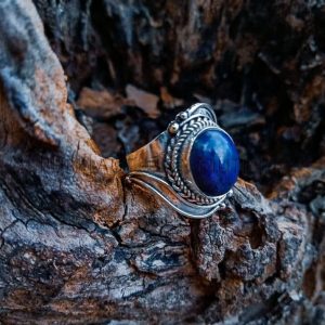 SR003-Large Lapis Ring Handmade
