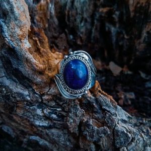 SR003-Large Lapis Ring Handmade