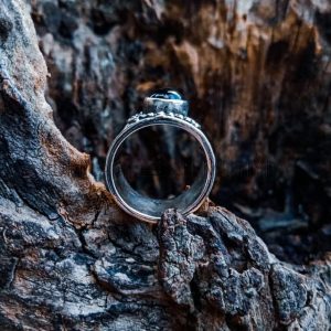 SR005-Black Onyx Ring Handmade Bali Design