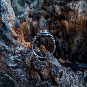 SR010-Citrine Ring Handmade Bali Design