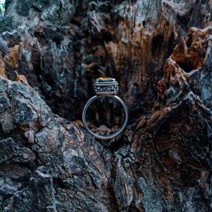SR017-Citrine Ring Handmade Bali Design